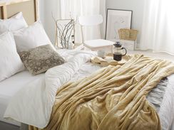 Huopa 200 x 220 cm keltainen SAITLER