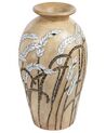 Vaso decorativo em terracota creme 54 cm SINAMAR_850044