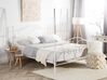Łóżko metalowe 140 x 200 cm białe DINARD_765084