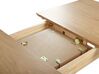 Table de salle à manger extensible ton bois clair 120/150 x 75 cm MADOX_879077