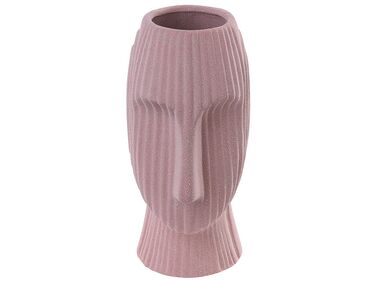 Stoneware Flower Vase 25 cm Pink PALLINI