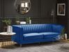 3-istuttava sohva samettinen sininen ARVIKA_806171