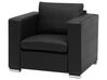 Sofa Set Leder schwarz 6-Sitzer HELSINKI_678862