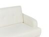 Conjunto de sofás com 4 lugares em tecido branco creme TUVE_911618