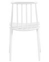Conjunto de 2 sillas de comedor blancas VENTNOR_707003