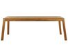Table de jardin en bois acacia clair 210 x 90 cm LIVORNO_796702