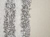 Dekokissen Streifenmuster Baumwolle beige / grau getuftet 45 x 45 cm 2er Set HELICONIA_835163