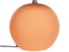 Keramická stolná lampa oranžová LIMIA_878644
