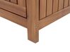 Cobertizo de madera de acacia marrón/gris 200 cm SAVOCA_772538