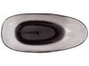 Badewanne freistehend schwarz oval 169 x 78 cm BLANCARENA_891340