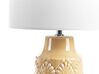 Keramická stolní lampa oranžová BALAO_843204