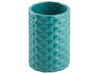 Ceramic 4-Piece Bathroom Accessories Set Turquoise GUATIRE_823201