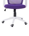 Swivel Desk Chair Purple RELIEF_680283