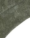 Teppich Viskose dunkelgrün 160 x 230 cm Kurzflor MASSO_904712