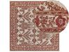 Vlněný koberec 200 x 200 cm oranžový/béžový ADILCEVAZ_836535