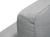 Sofá esquinero tapizado en poliéster gris claro STOCKHOLM_681846