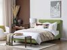 Łóżko wodne tapicerowane 140 x 200 cm zielone LA ROCHELLE_845017