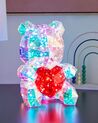 Dekoration Smart LED mehrfarbig Teddybär mit App-Steuerung 30 cm RIGEL_887523