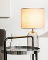 Table Lamp Transparent with Grey DEVOLL_741408