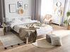 Wooden EU Super King Size Bed White VANNES_750871