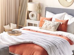 Huopa kangas valkoinen 200 x 220 cm BJAS