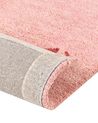 Alfombra gabbeh de lana rosa fucsia 80 x 150 cm YULAFI_855771