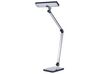 Metal LED Desk Lamp with Wireless Charger Silver LACERTA_855162