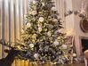 Künstlicher Weihnachtsbaum schneebedeckt 210 cm weiß BASSIE_837638
