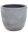Flower Pot Fibre Clay 28 x 28 x 16 cm Grey FTERO_872008