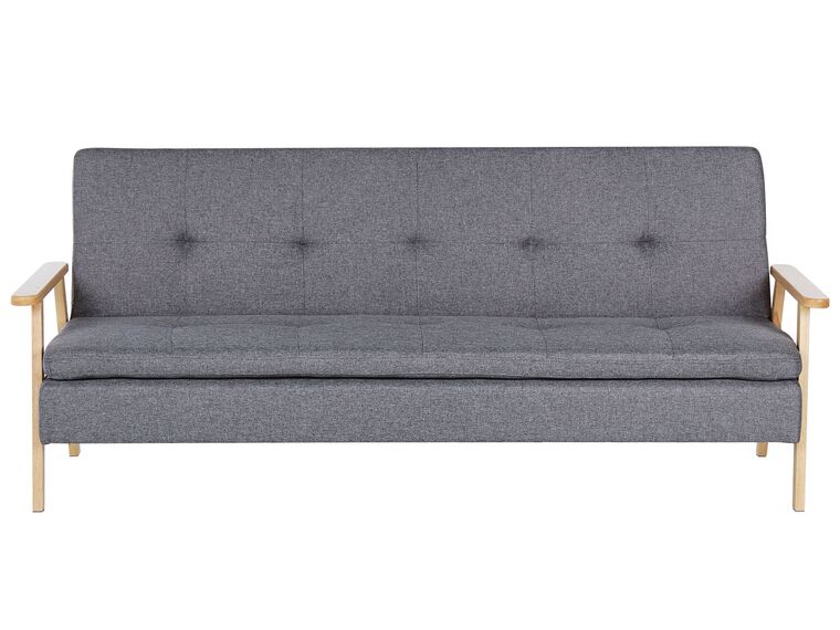 Fabric Sofa Bed Grey TJORN_813481