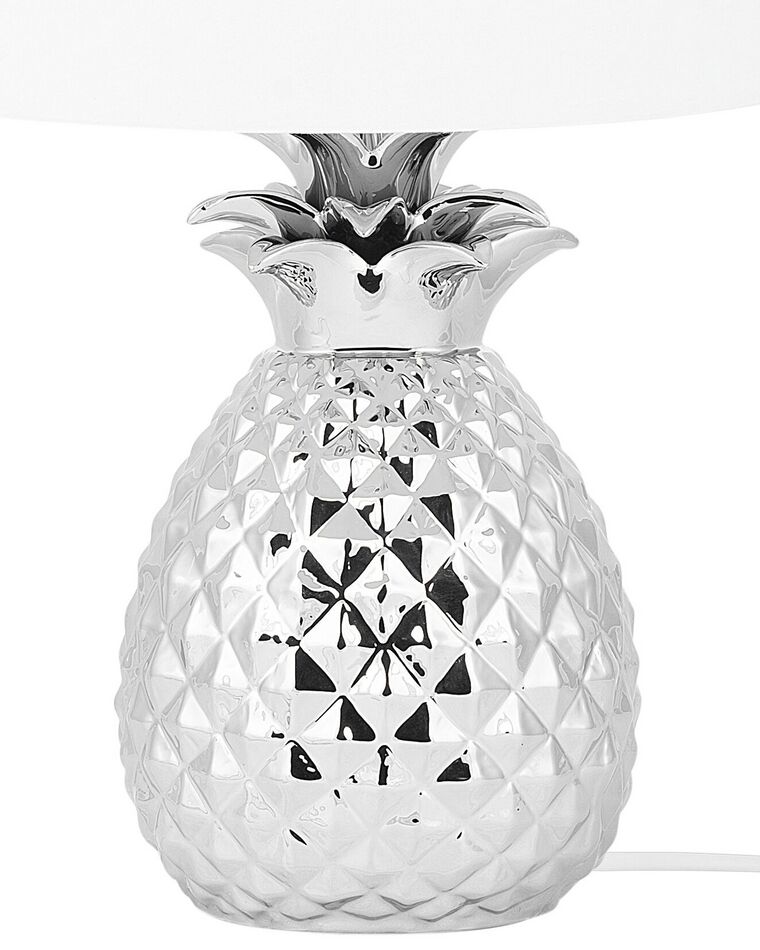 Table Lamp Silver PINEAPPLE Beliani.co.uk
