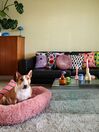 Cuccia per cani finta pelliccia rosa ⌀ 80 cm KULU_844751