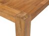 Stół do jadalni dębowy 150 x 85 cm jasne drewno NATURA_727448
