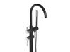 Freestanding Bath Mixer Tap Black with Silver TUGELA_813504