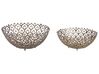 Set of 2 Decorative Bowls Gold GROGOL_849399