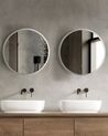 Round LED Wall Mirror ø 79 cm Silver DEAUVILLE_837549