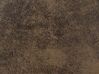 Pohodlná lenoška Chesterfield z hnědého semiše - levá NIMES_415864