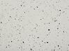 Beisttelltisch Beton weiß Terrazzo Optik rund ⌀ 37 cm EDOLO_873824