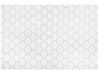 Outdoor Teppich grau 160 x 230 cm marokkanisches Muster zweiseitig Kurzflor AKSU_739067