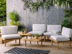 4-istuttava ulkosohvaryhmä akasiapuu harmaa FRASCATI 4-istuttava ulkosohvaryhmä akasiapuu harmaa FRASCATI