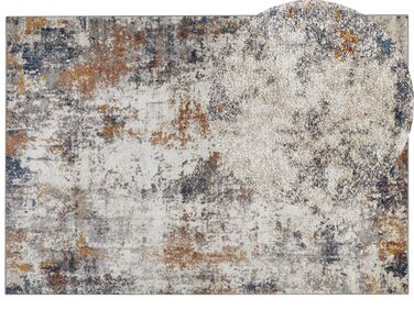 Teppich mehrfarbig 160 x 230 cm abstraktes Muster Kurzflor SHATIN