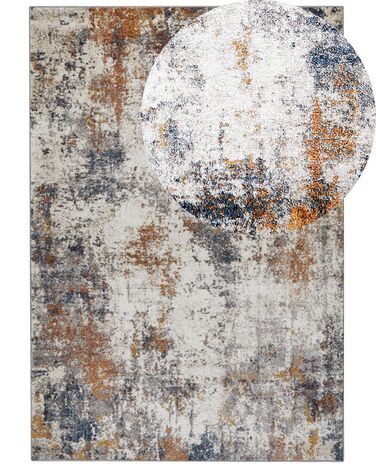 Teppich mehrfarbig 160 x 230 cm abstraktes Muster Kurzflor SHATIN