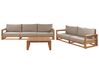 5 Seater Certified Acacia Wood Garden Sofa Set Light TIMOR II_905713