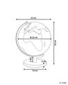 Decorative Globe with LED 32 cm Black and Copper MAGELLAN_784327