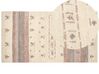 Tapis gabbeh en laine 80 x 150 cm beige et marron KARLI_856112