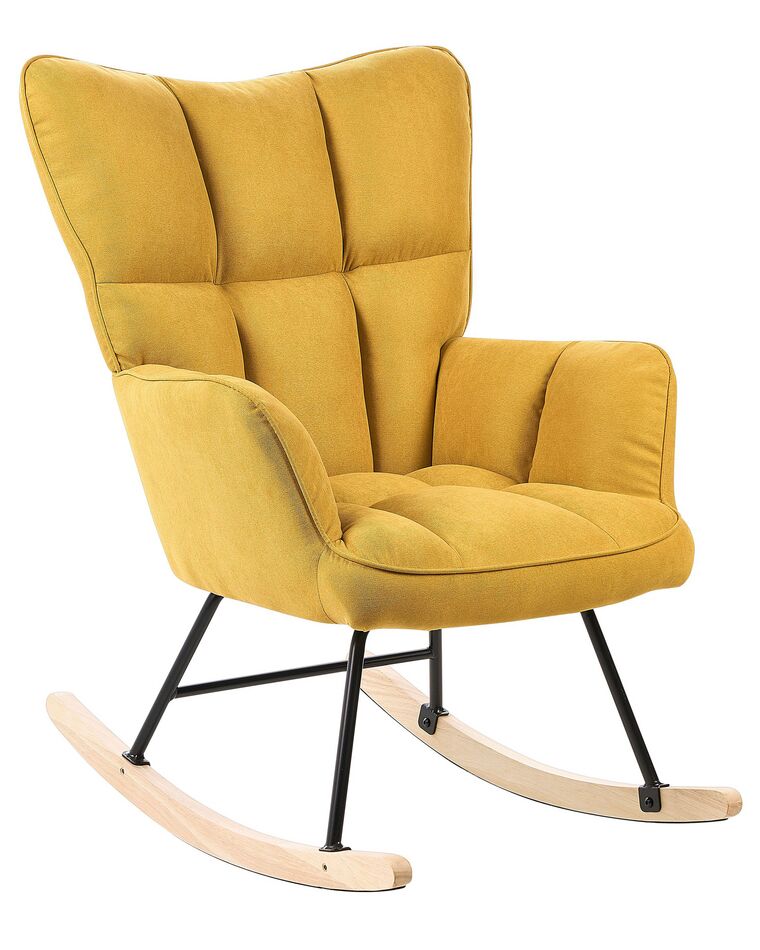Rocking Chair Yellow OULU_855464