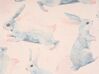 Pyntepude lyserød/grå bomuld 45 x 45 cm sæt af 2 RATIBIDA_879420