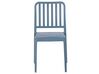Conjunto de 4 cadeiras de jardim azuis SERSALE_820168