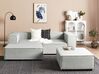 Set of 2 Linen Cushions 45 x 45 cm Off-White SUBULATA_874750