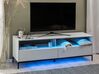 TV-Möbel weiß / Hochglanz mit LED-Beleuchtung 2 Schubladen 150 x 42 x 52 cm SYDNEY_756514